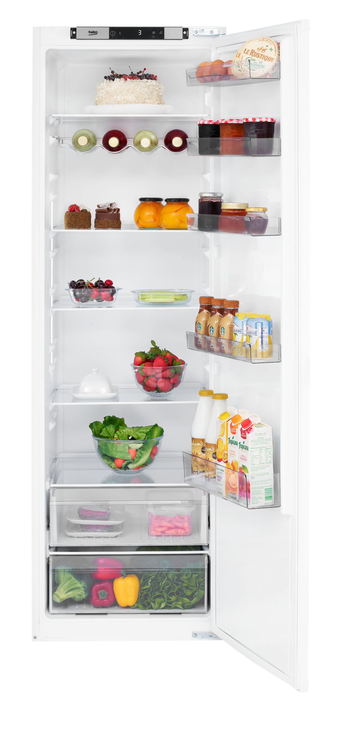 Integrated Tall Larder Fridge BLQSDW377 Beko UK
